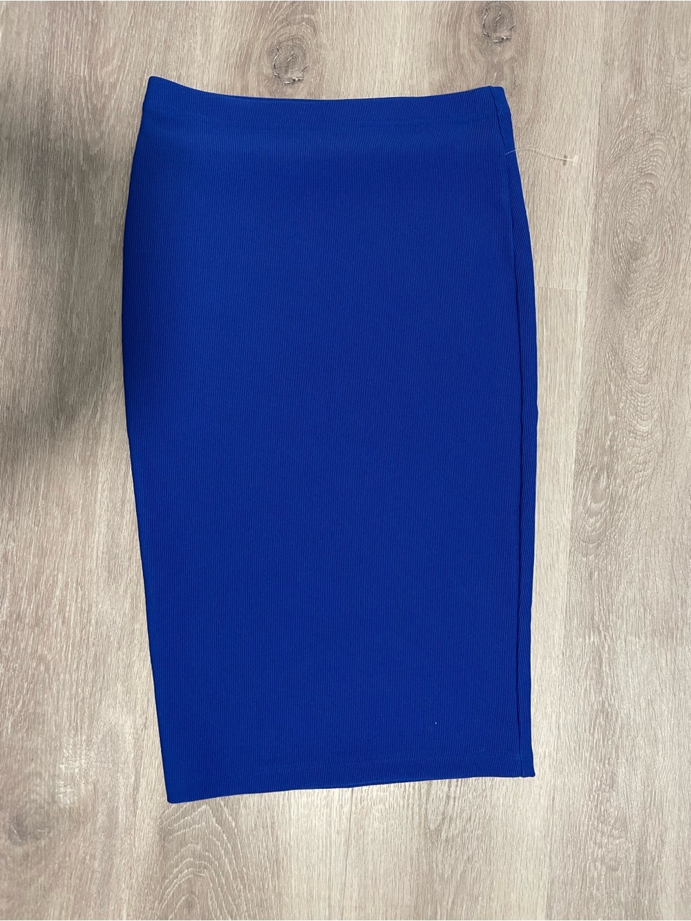 Classic Royal Blue Pencil Skirt